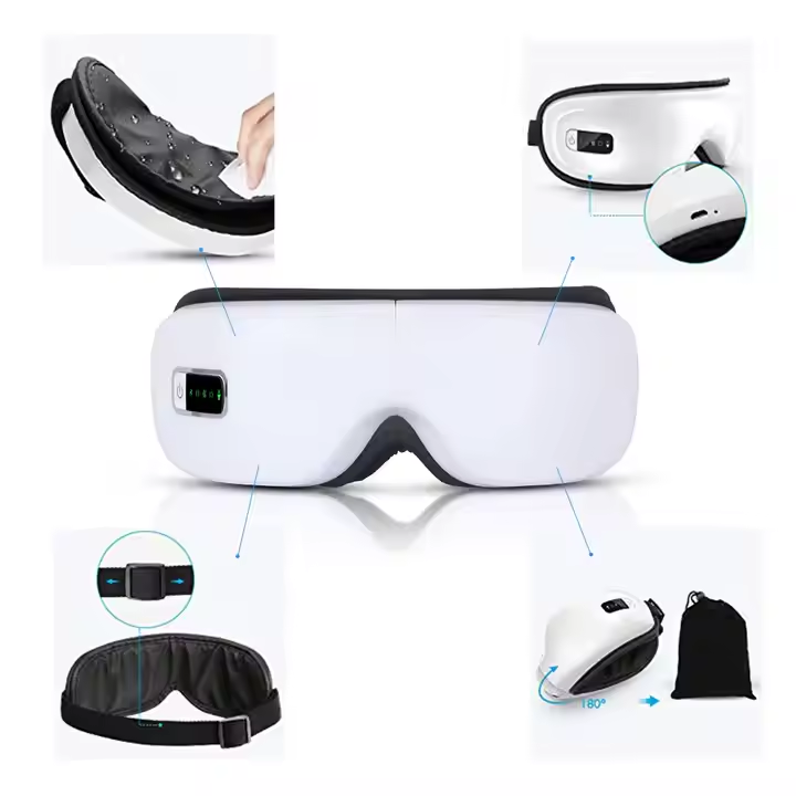 Bluetooth Heat Compress Airbag Eye Massager