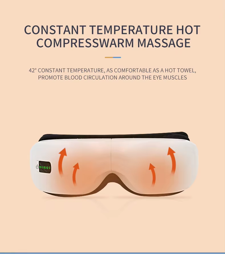 Bluetooth Heat Compress Airbag Eye Massager