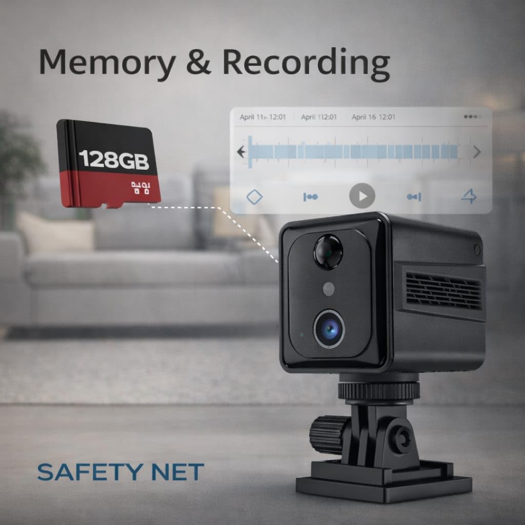 Mini Wireless Wide Angle Security Camera