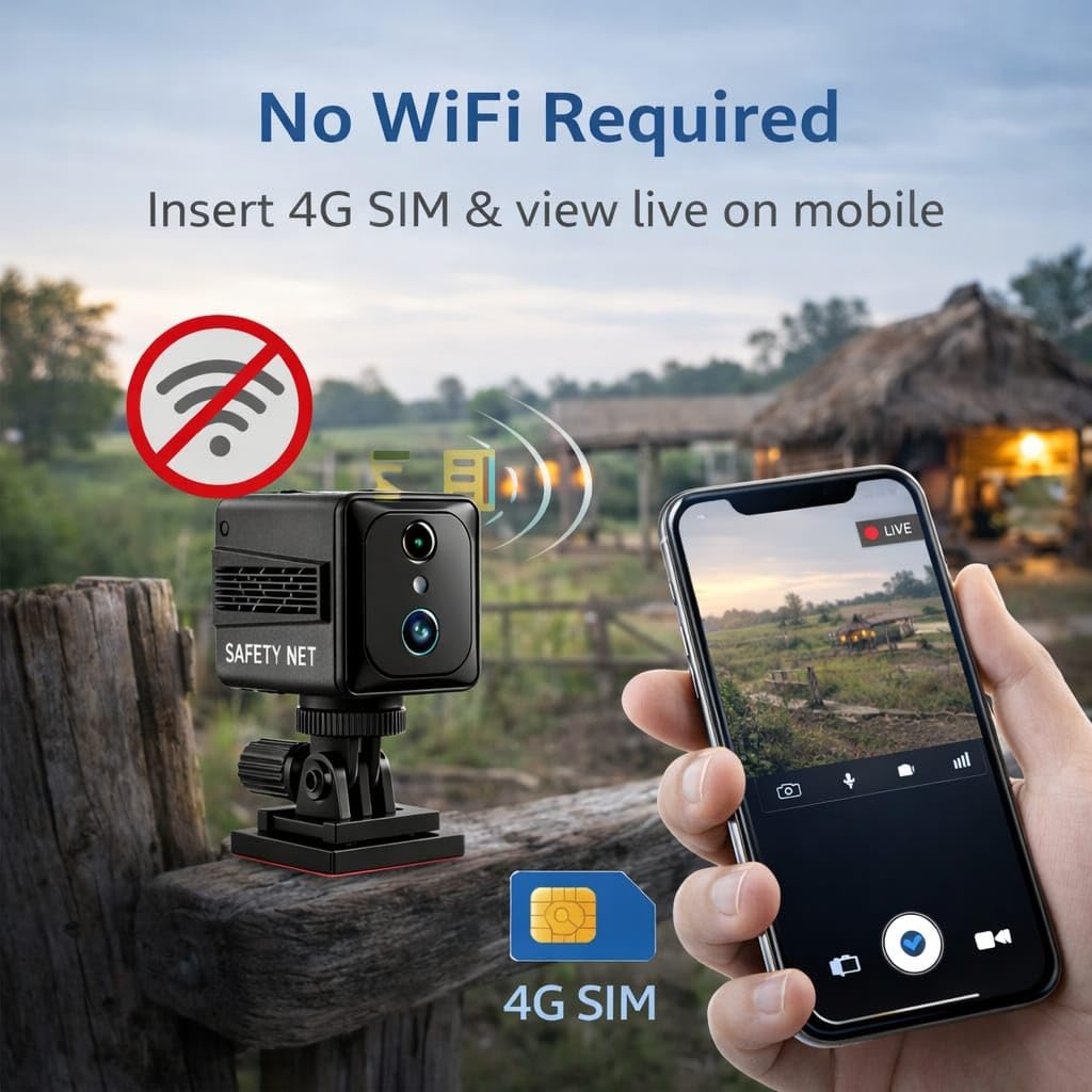 Mini Wireless Wide Angle Security Camera