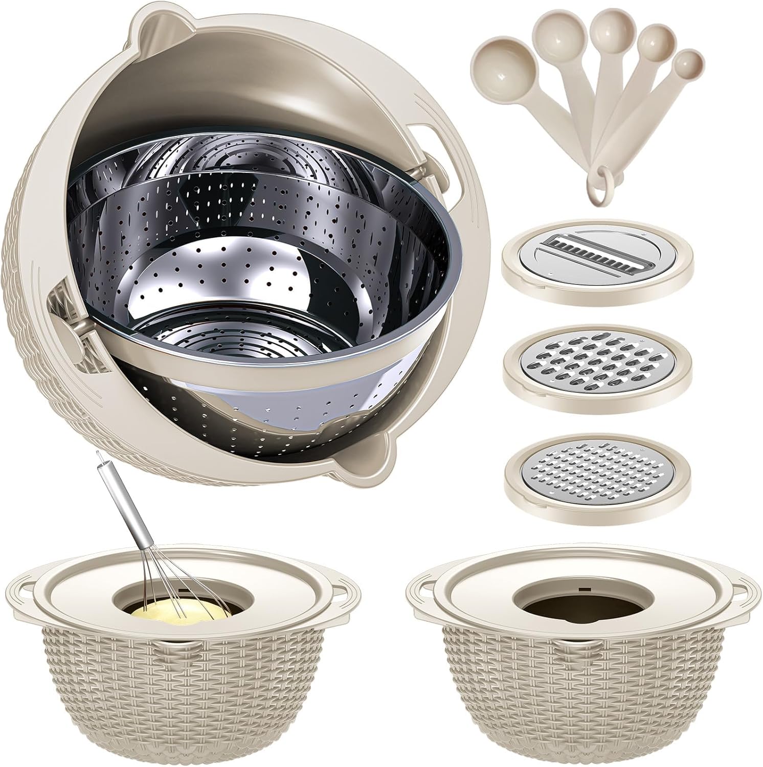 4 in 1 Colander With Grater