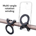 Magnetic Alloy Phone Holder With Ring Wristband
