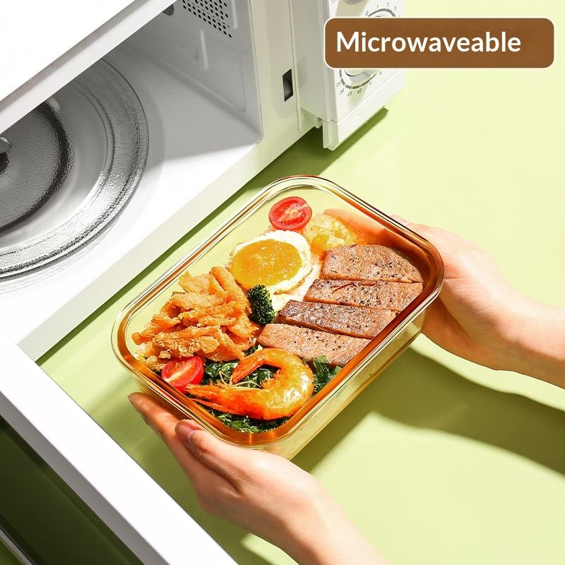 Glass Food Storage Container (370ML)