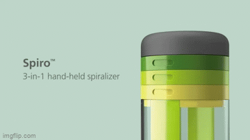 3 In 1 Manual  Spiral Grater