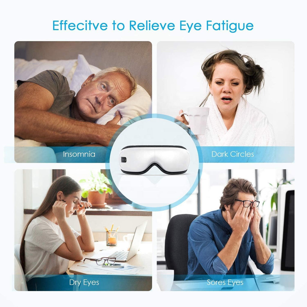 Bluetooth Heat Compress Airbag Eye Massager