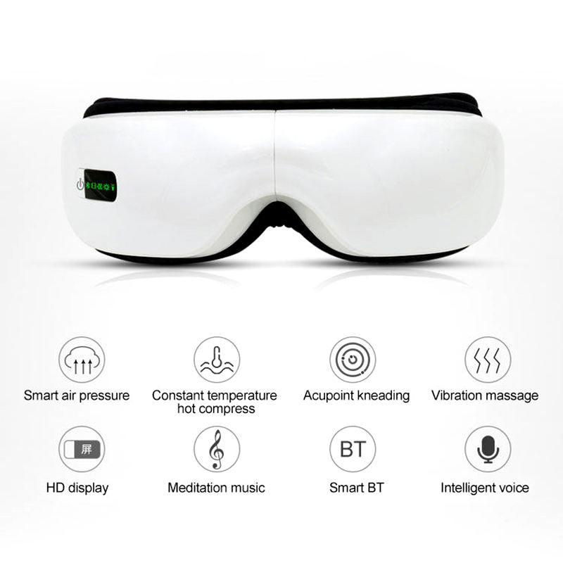Bluetooth Heat Compress Airbag Eye Massager