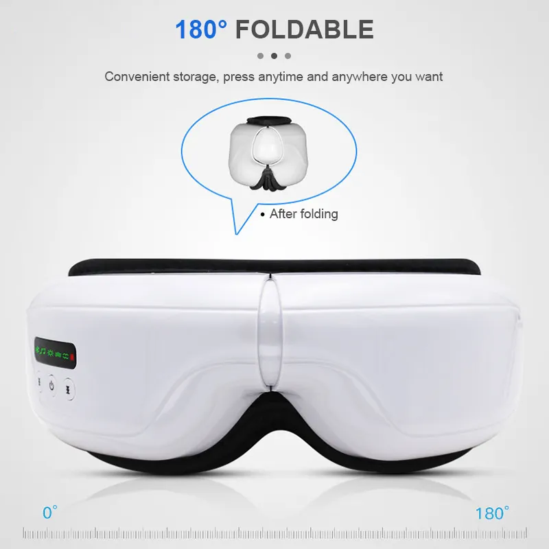 Bluetooth Heat Compress Airbag Eye Massager