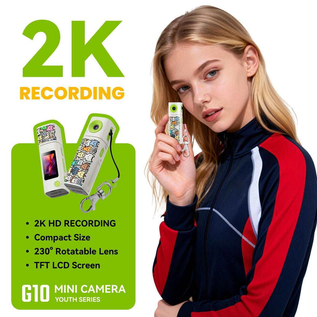 G10 Mini Digital Camera with 230° Rotation