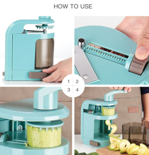 Multi-Functional  Manual Veggie Slicer