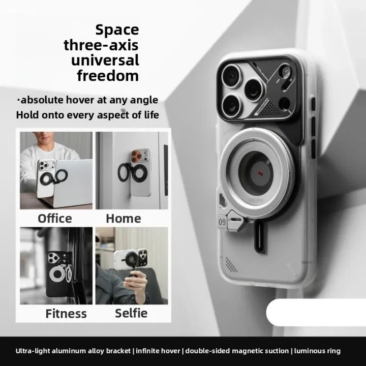 Double-Sided Magnetic Phone Ring Holder