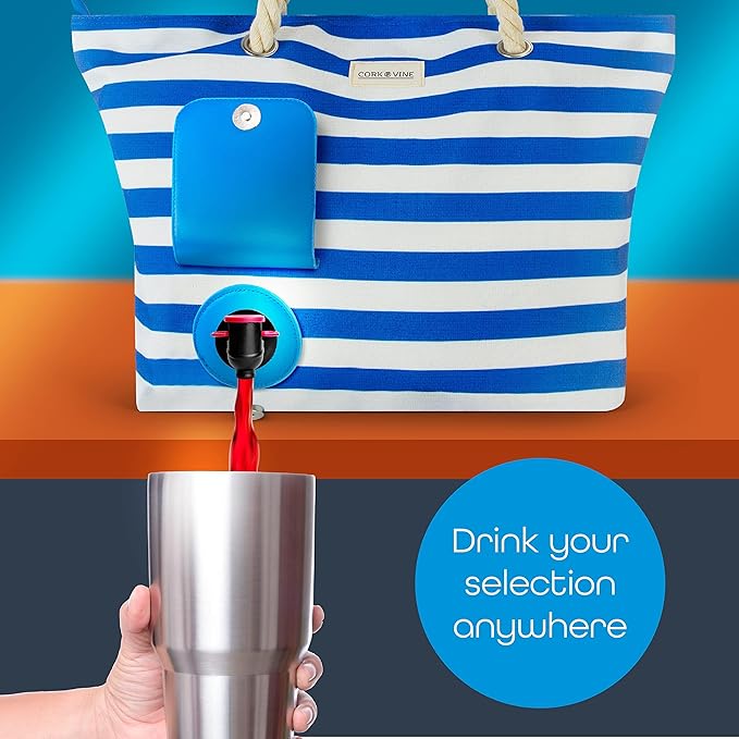 Wine Dispenser Tote Bag