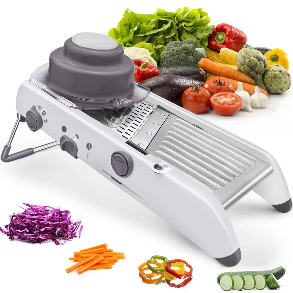Adjustable Mandoline Multi-Angle Vegetable Slicer