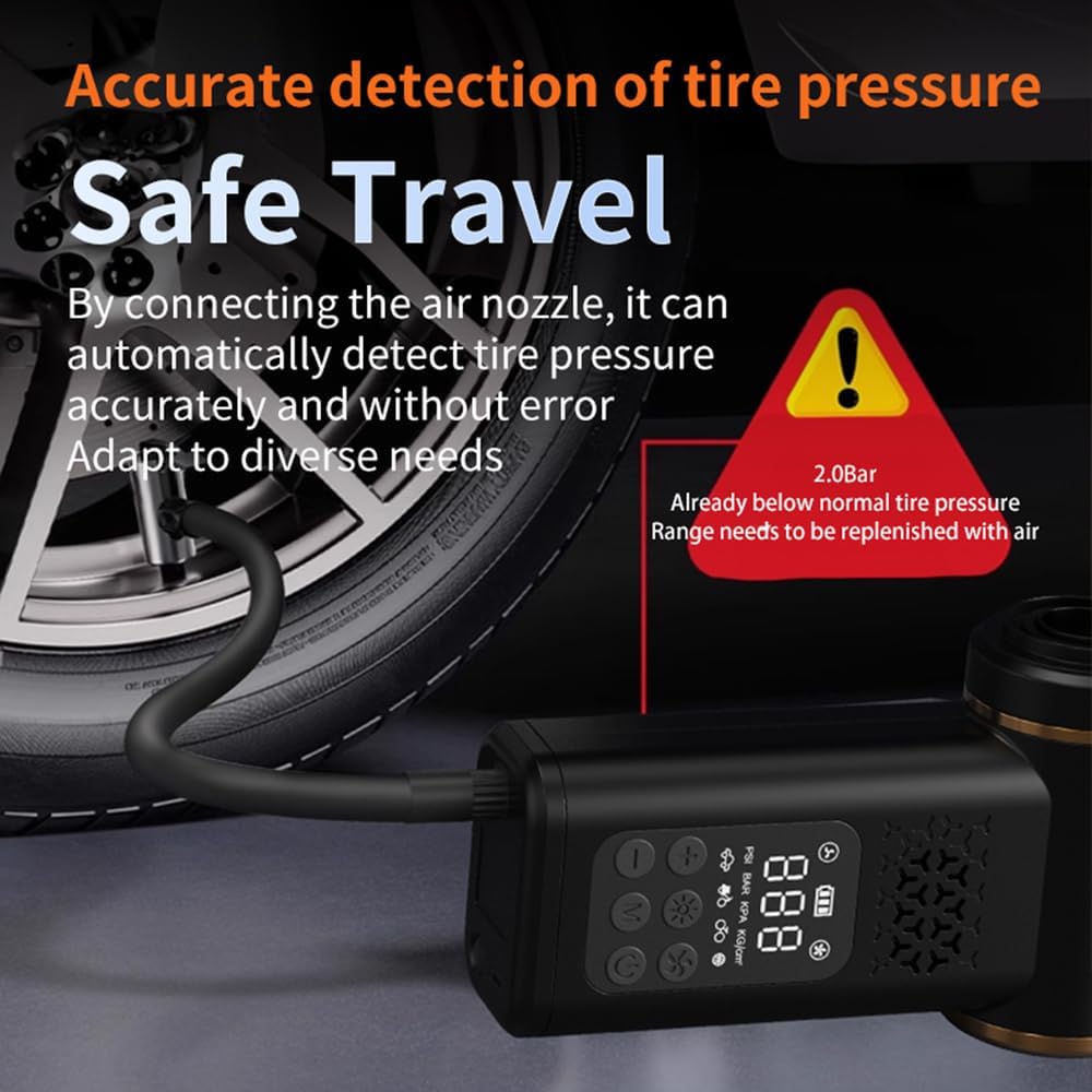 5-in-1 Cordless Vacuum Cleaner With Tire Pump