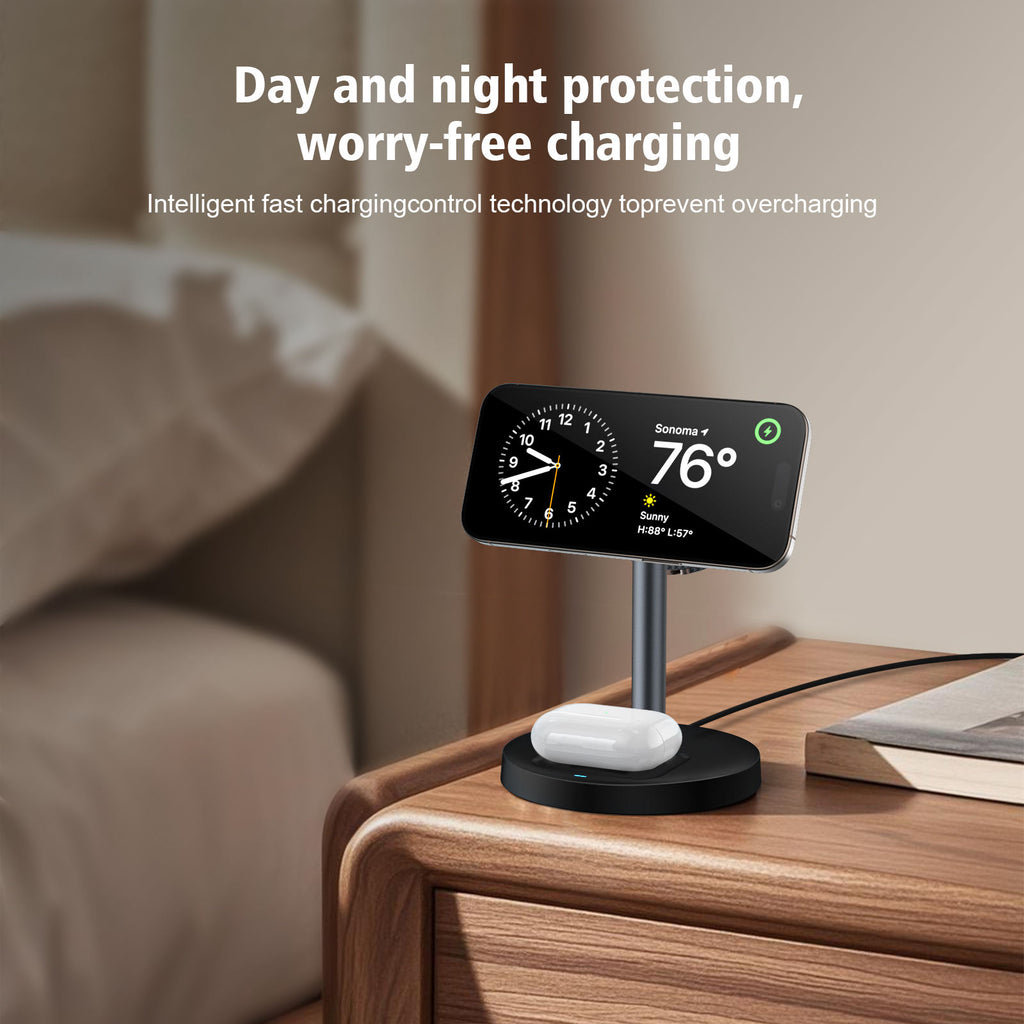 3 in 1 Wireless Magnetic Charger Stand
