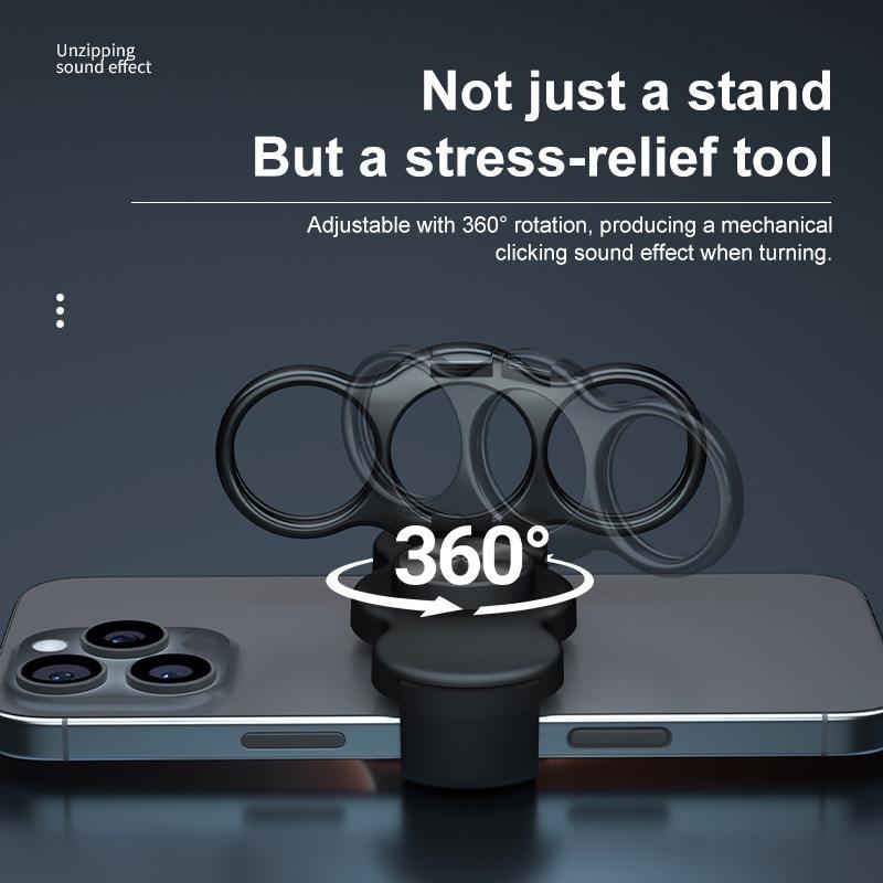 Three-Finger Back Clip Phone Holder