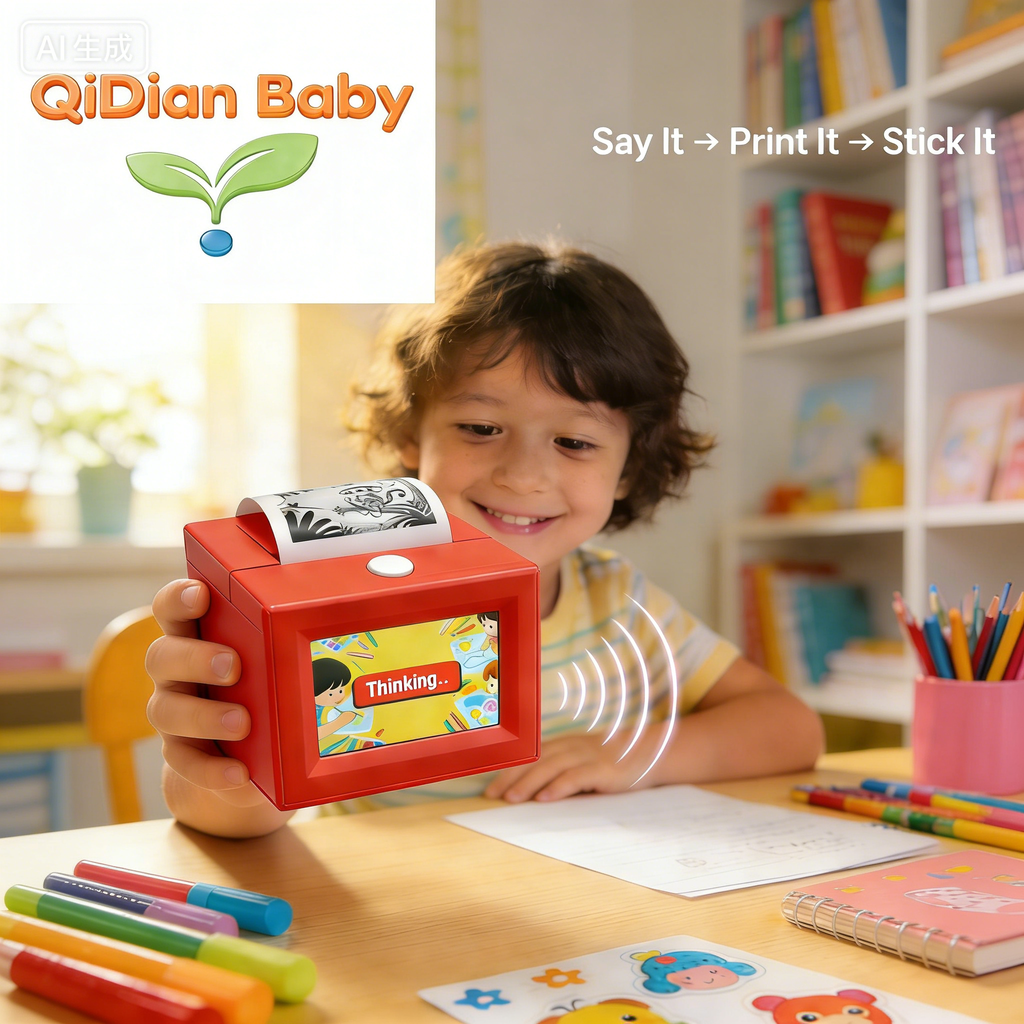 AI Sticker Box Printer for Kids