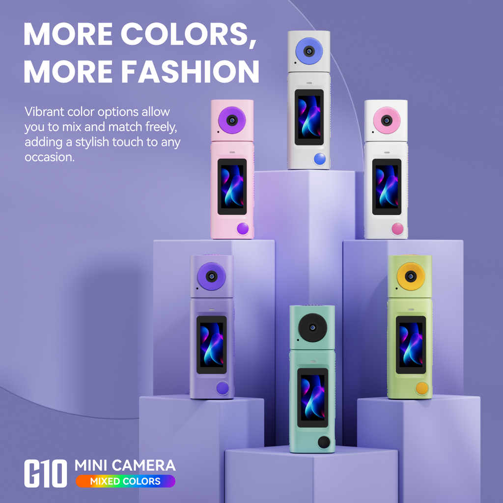 G10 Mini Digital Camera with 230° Rotation
