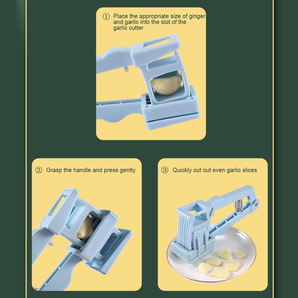 Multi-Functional Manual Stainless Steel Ginger Garlic Slicer