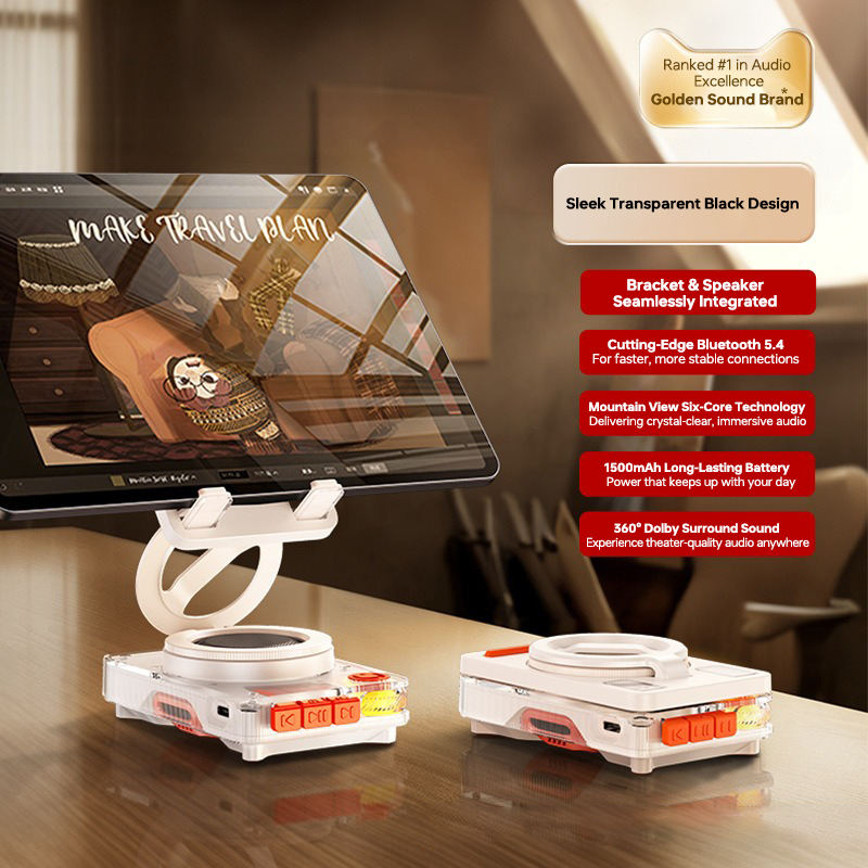 Smart Bluetooth Speaker Phone Stand