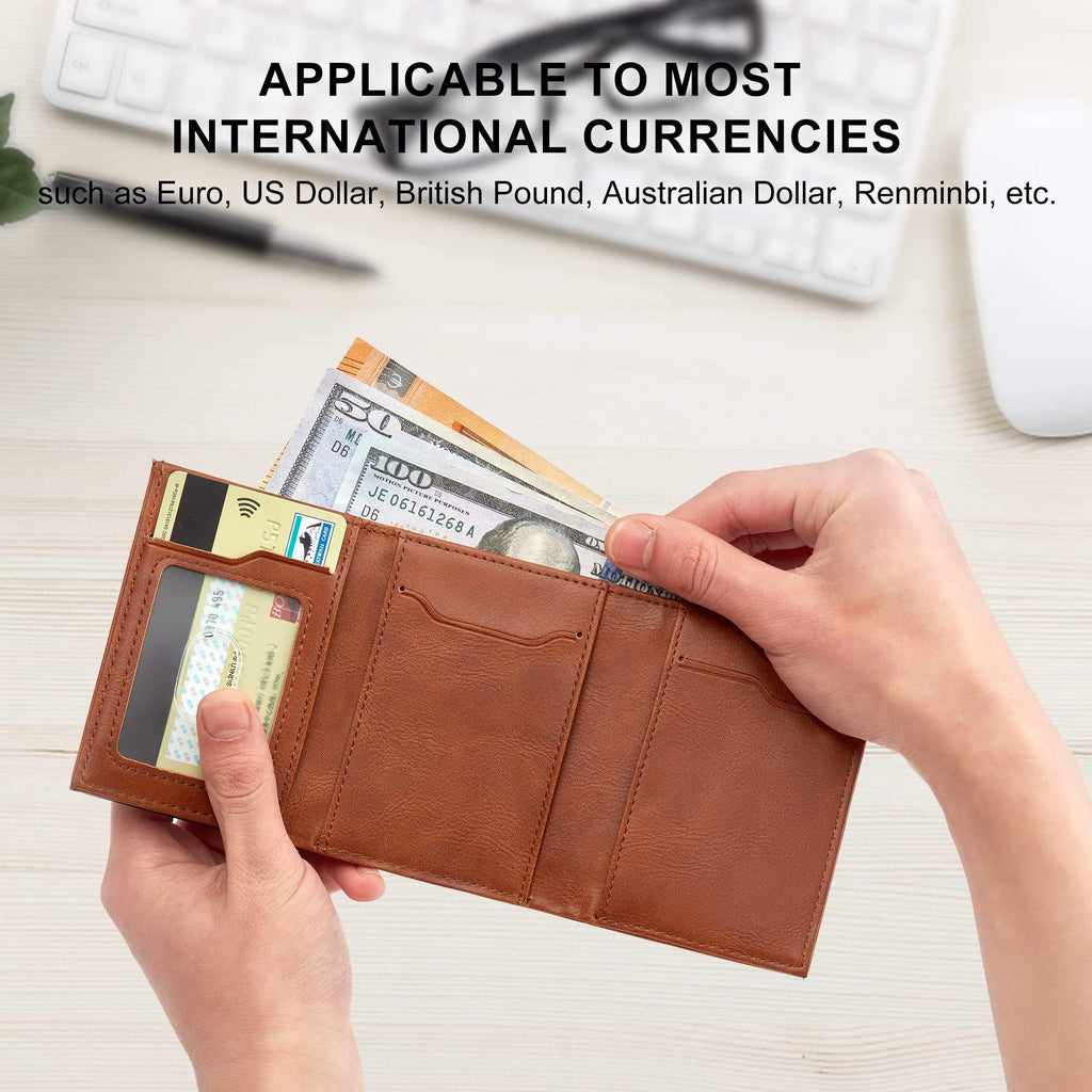 RFID Protection Slim Wallet With Credit Card Holder