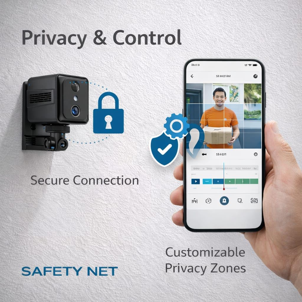 Mini Wireless Wide Angle Security Camera