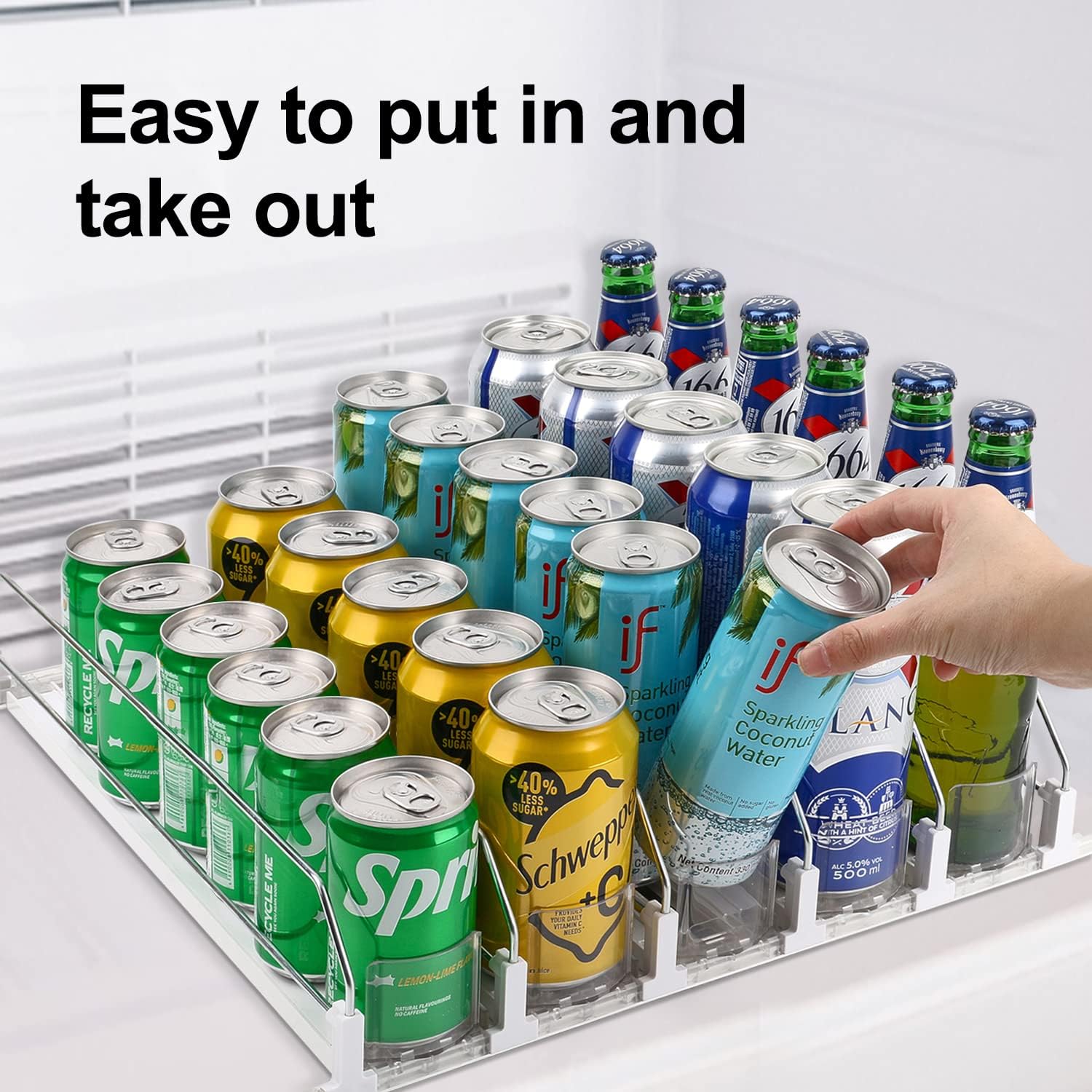 Automatic Drink Organizer & Glider