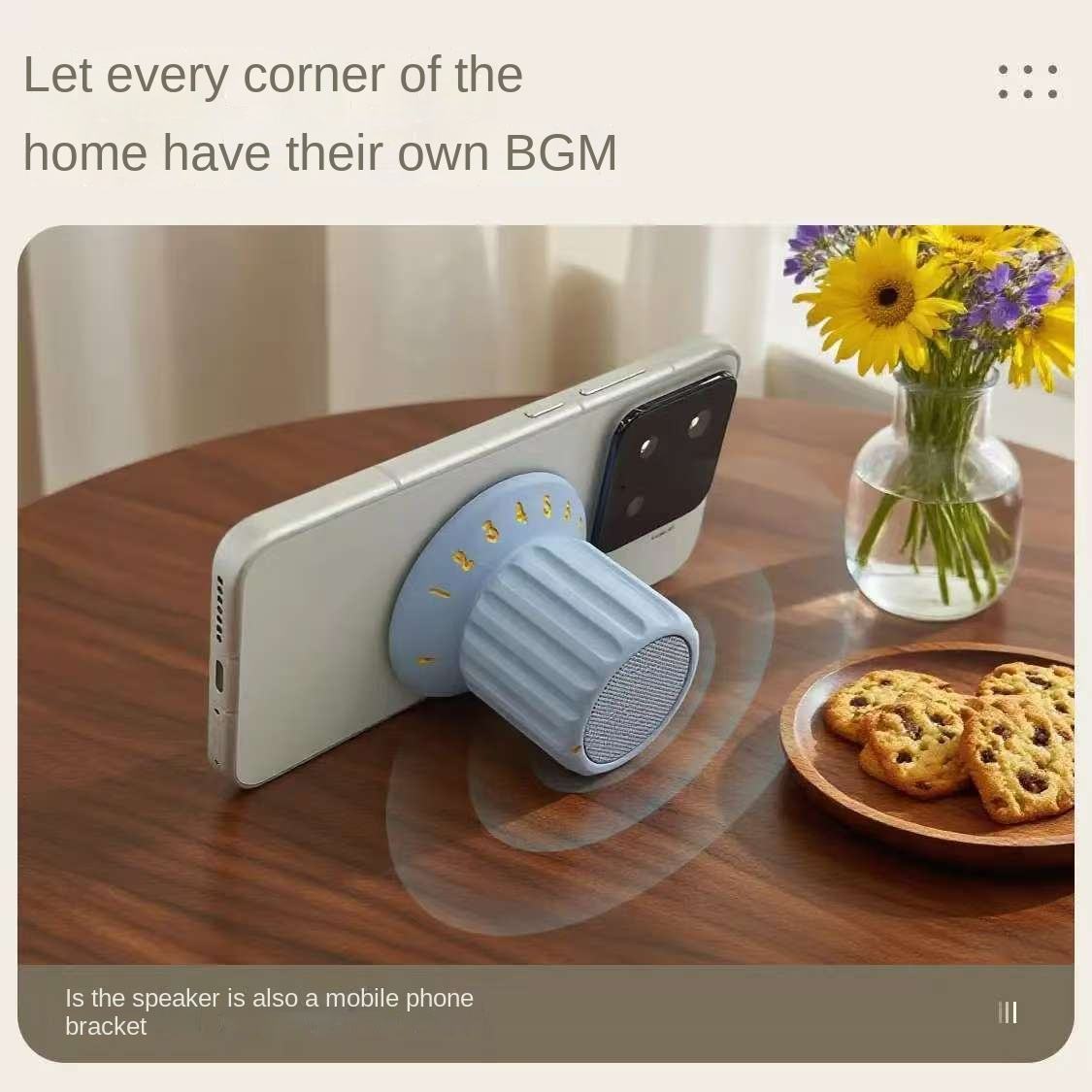 Waterproof Magnetic Knob Bluetooth Speaker
