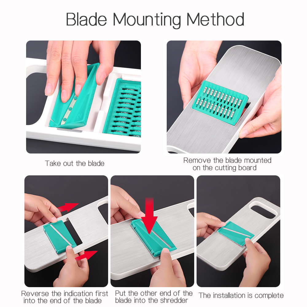 6-In-1 Vegetable Chopper Slicer Cutter