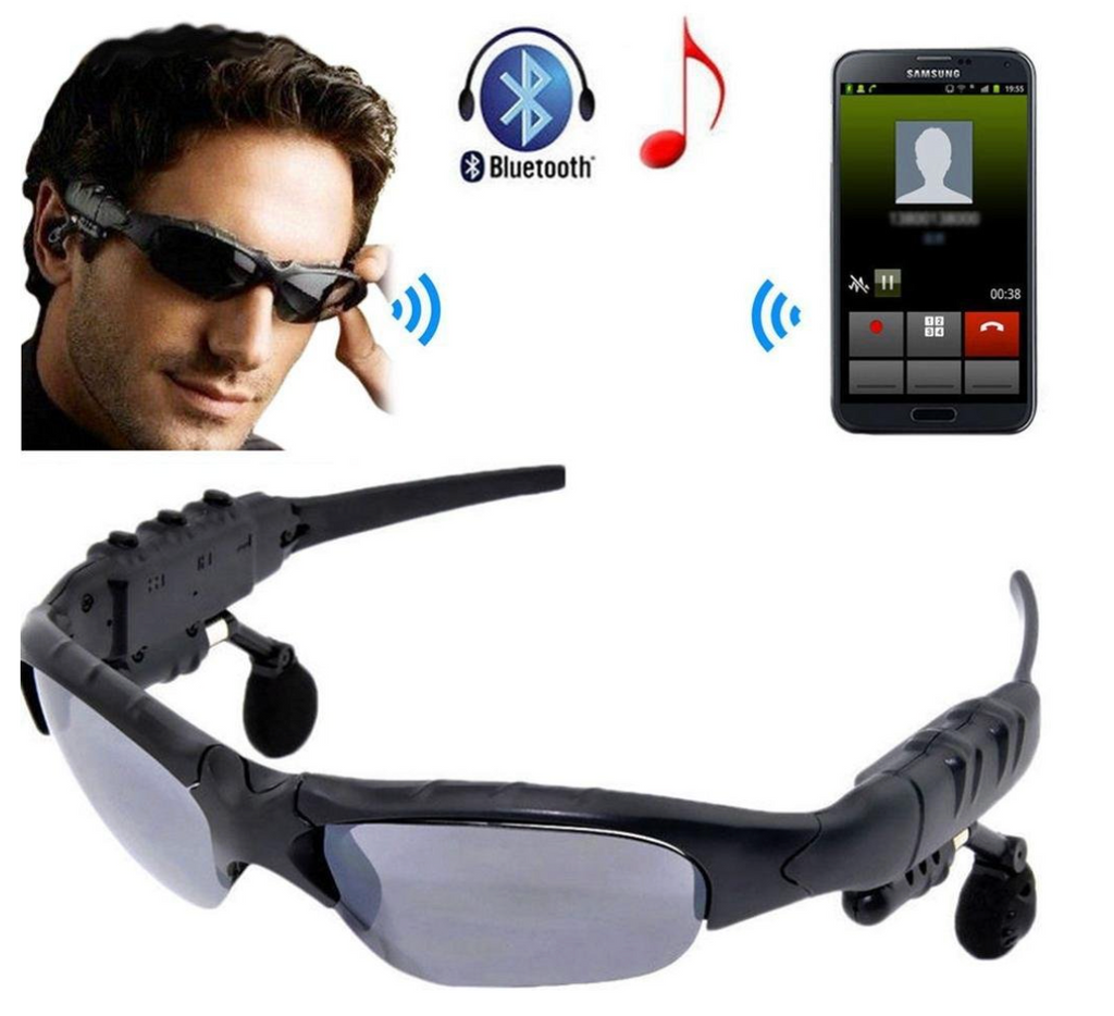 2 In 1 Headworn Smart BT Sunglasses With Earphone