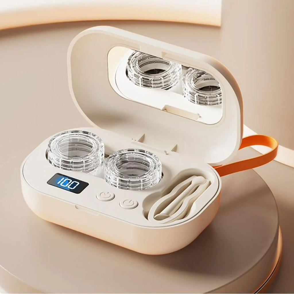 Automatic Ultrasonic Contact Lens Cleaner