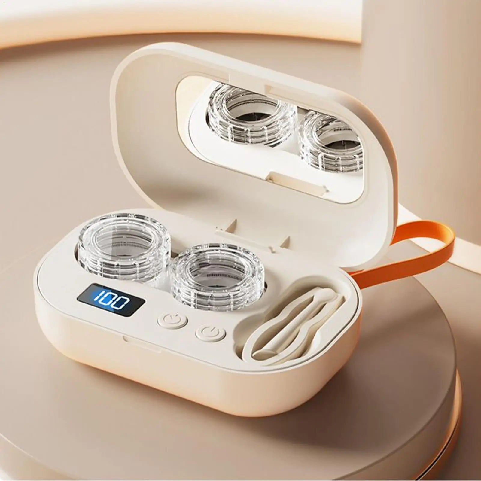 Automatic Ultrasonic Contact Lens Cleaner