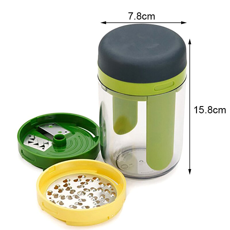 3 In 1 Manual  Spiral Grater
