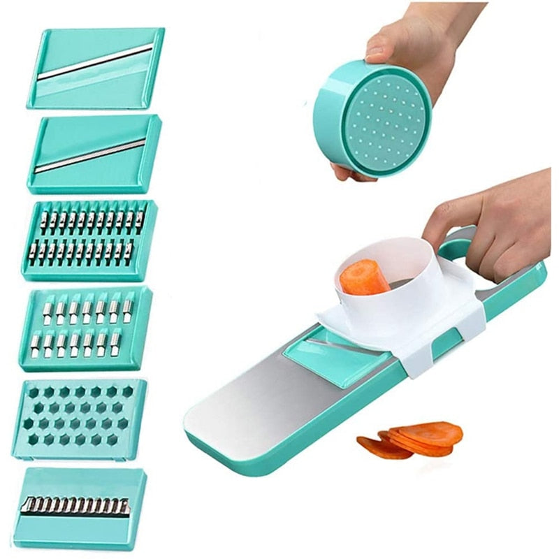 6-In-1 Vegetable Chopper Slicer Cutter