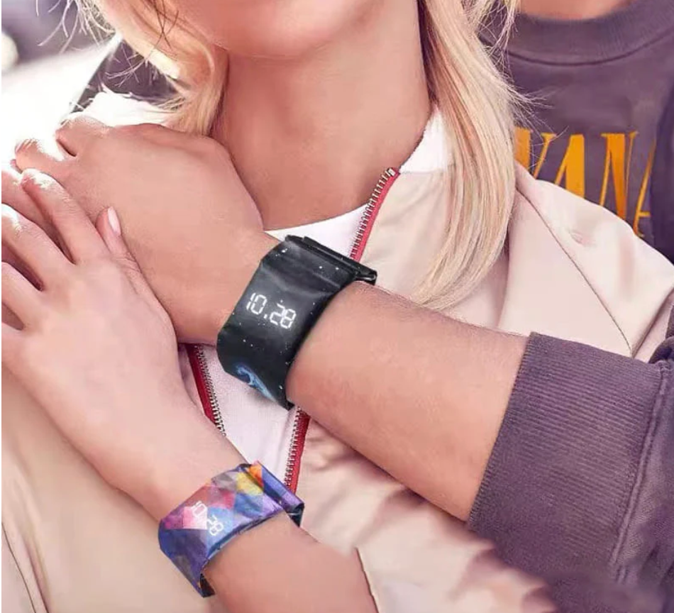 Waterproof Digital Paper Watch