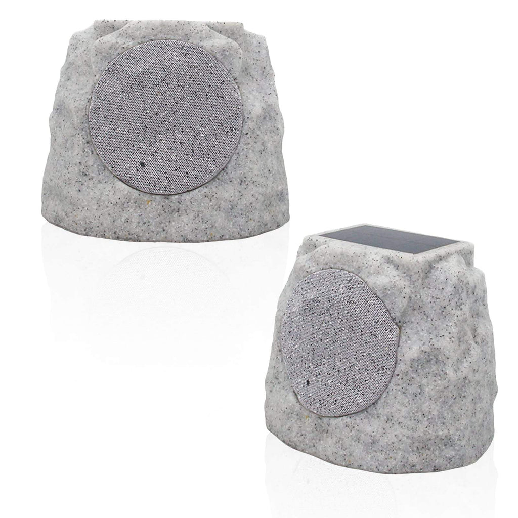 Wireless Solar Powered RGB Rock Speaker