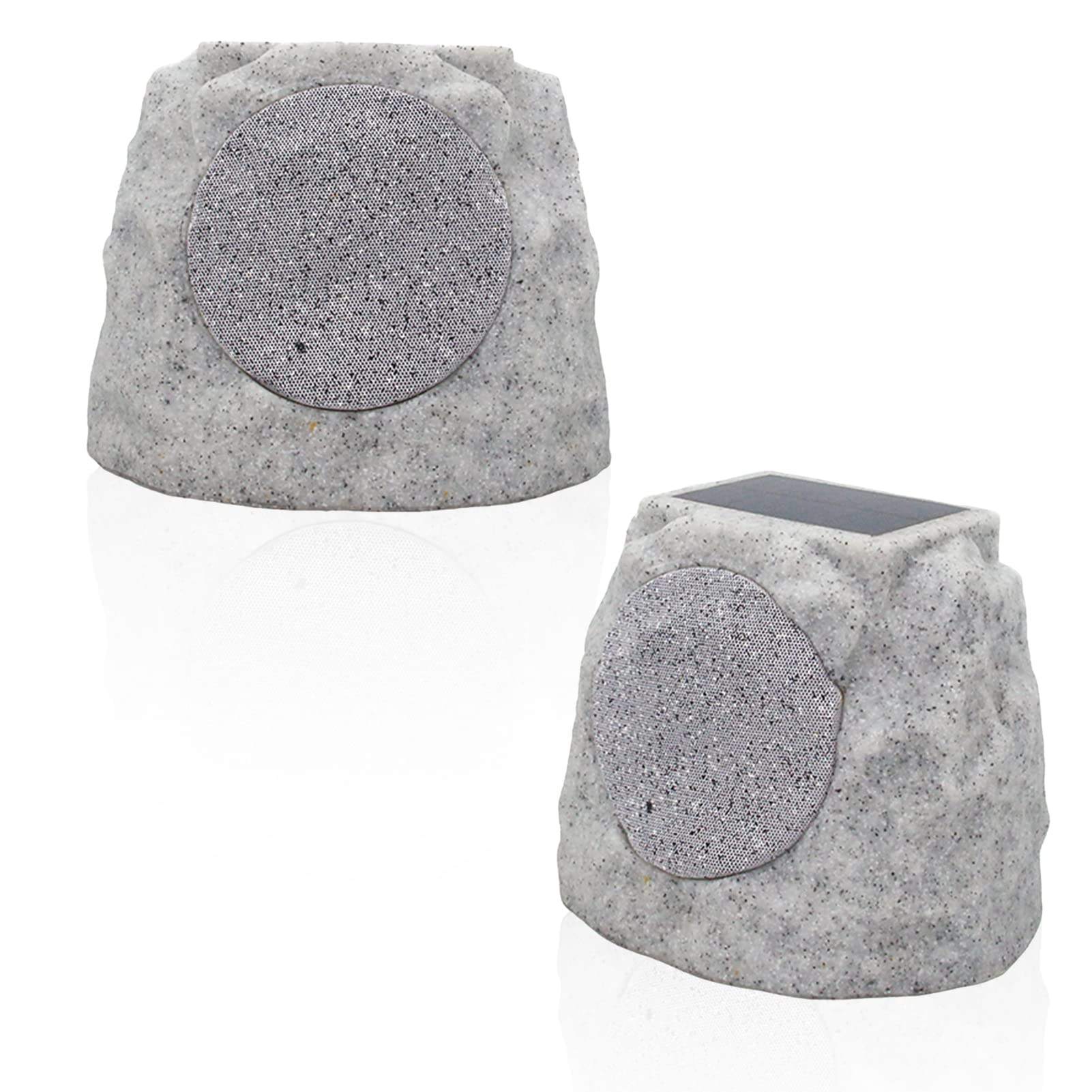 Wireless Solar Powered RGB Rock Speaker