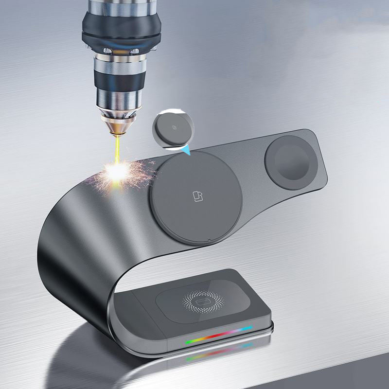 4 in 1 Magnetic Wireless Charging Station With Semiconductor Cooling Fan