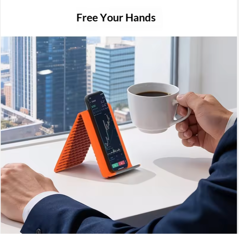 Flexible Folding Silicone Phone & Tab Holder