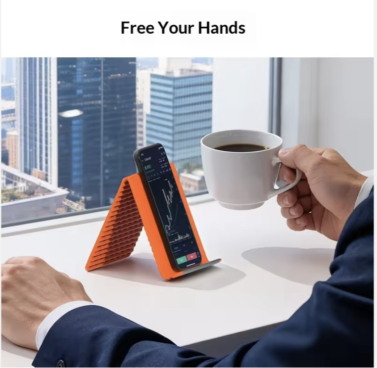 Flexible Folding Silicone Phone & Tab Holder