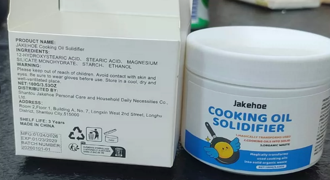 Cooking Oil Solidifier Waste Management