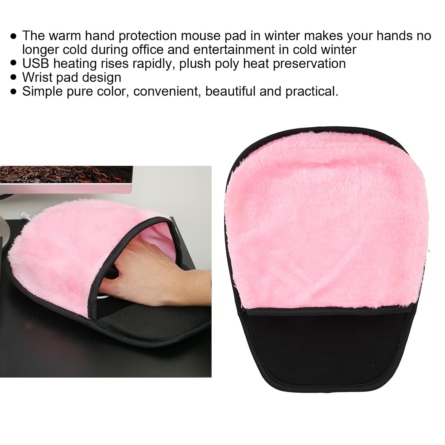 Wired USB Heating Mouse Pad