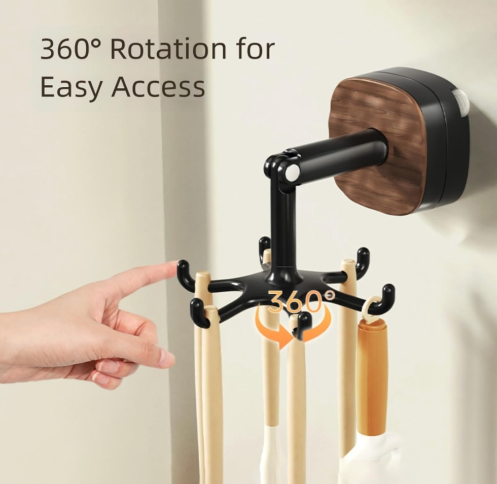 Suction Cup Rotating Hook Holder