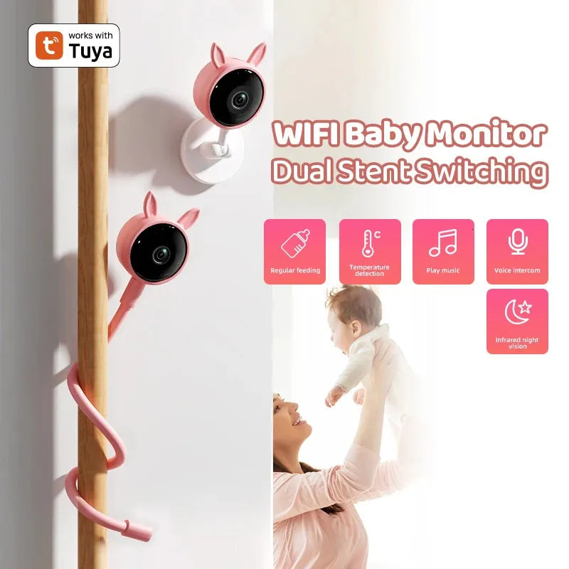 Wi-Fi Baby Monitor With Infrared Night Vision