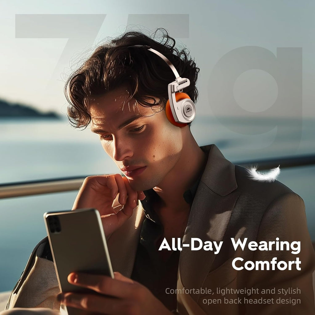 Retro Style BT Wireless Over-Ear Headsets