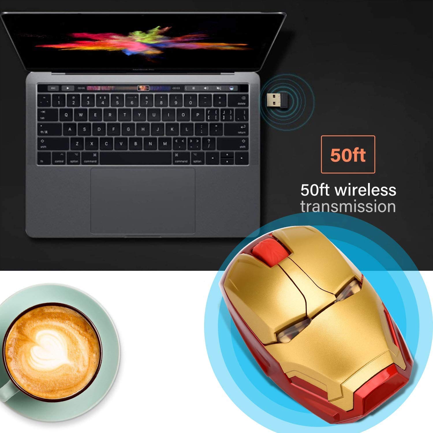Iron Man Wireless Mouse