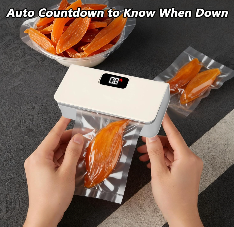 Magnetic Portable Wireless USB Food Sealer