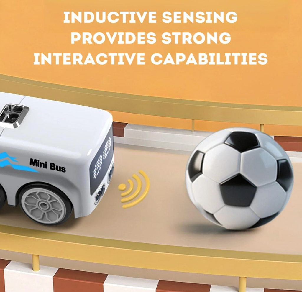 Smart Sensing Line-Tracking Desktop Bus Toy