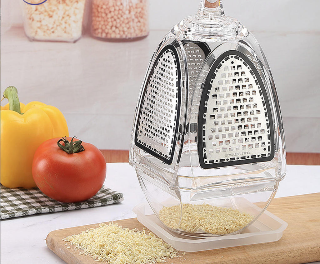 4-Sided Kitchen Grater With Container