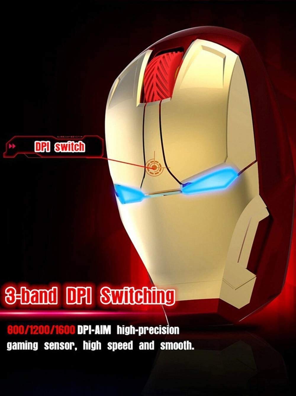 Iron Man Wireless Mouse