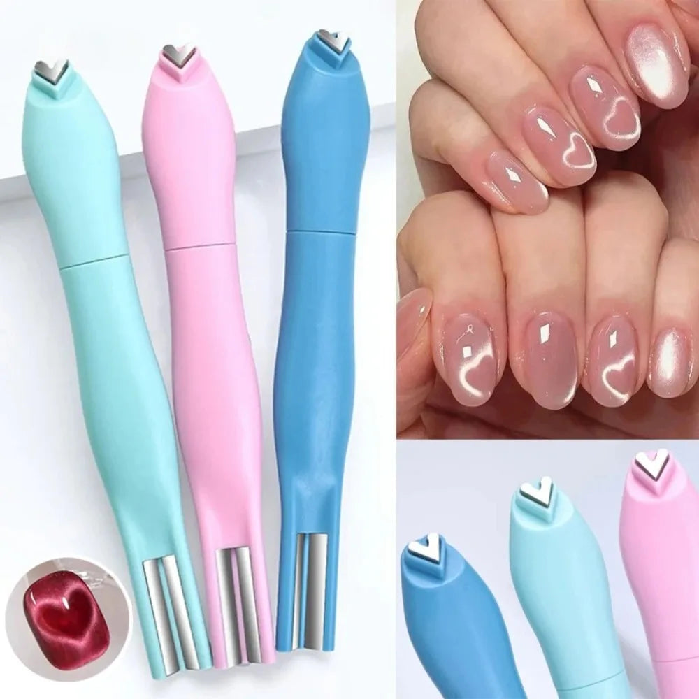 3 in 1 Cat Eye Gel Heart Magnet